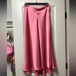 silk zara skirt!!